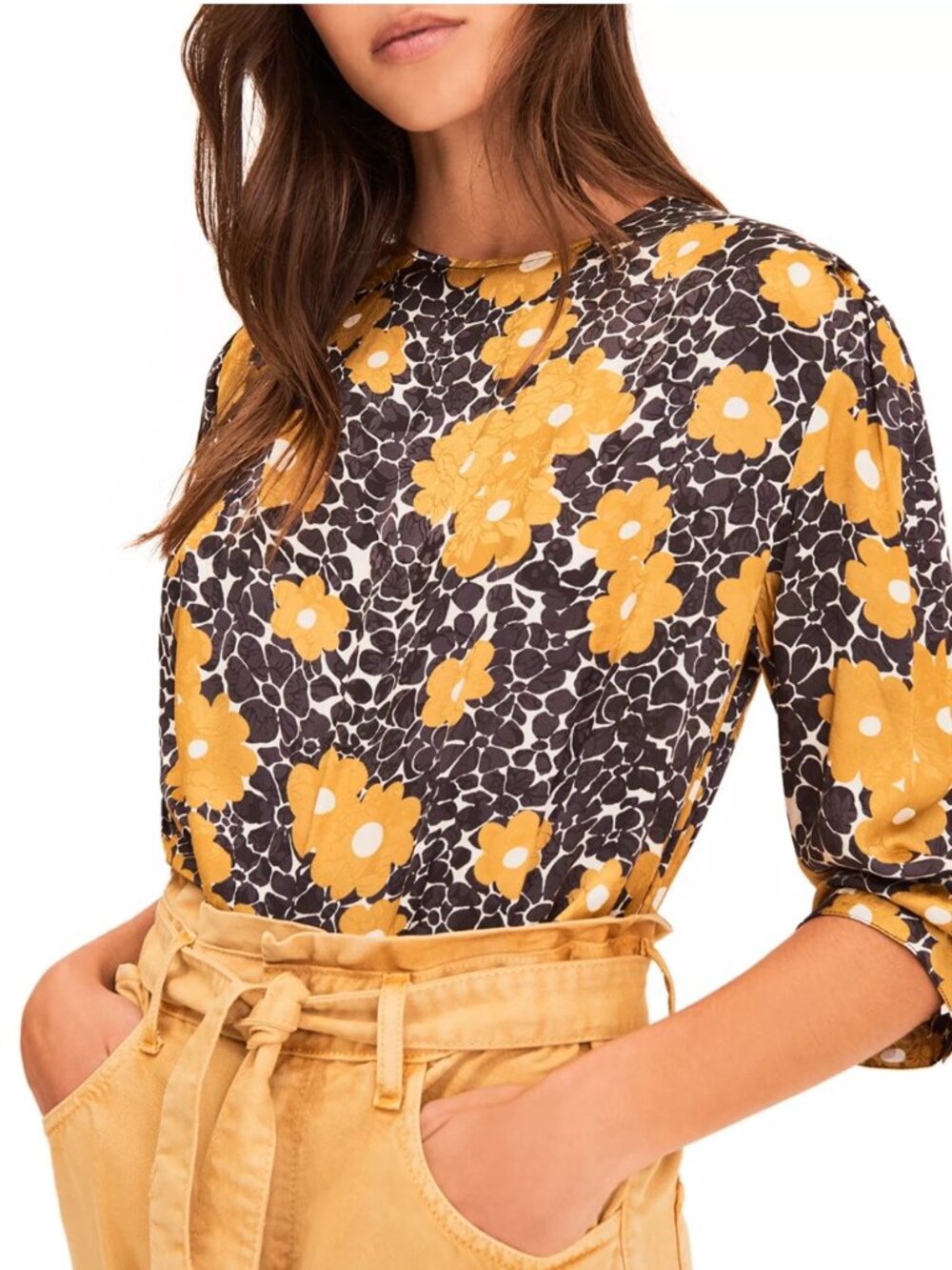 Ba&sh Floral Bali Top